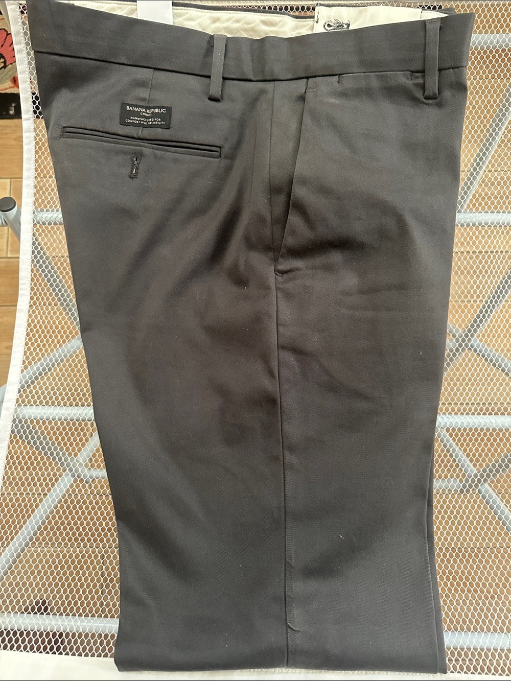 Banana Republic Gray Men's Dress Chinos